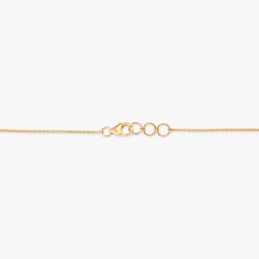 Blush Bloom Diamond Mangalsutra in 18K Yellow Gold, 0.135 ct
