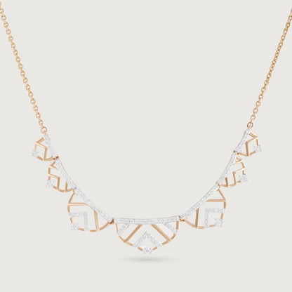 Lippan Luxe Gold & Diamond Necklace in 14K Yellow Gold, 0.539 ct