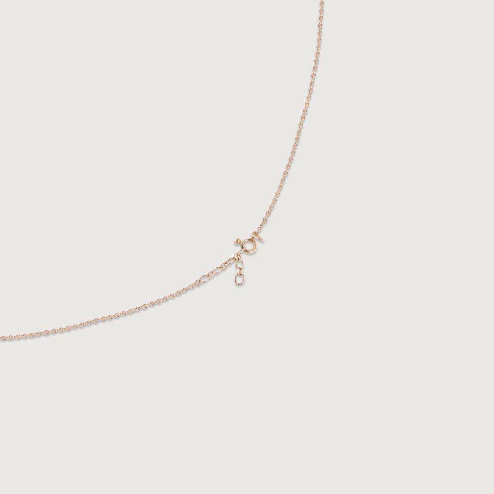 Arch Sparkle Diamond Necklace in 14K Yellow Gold, 0.207 ct