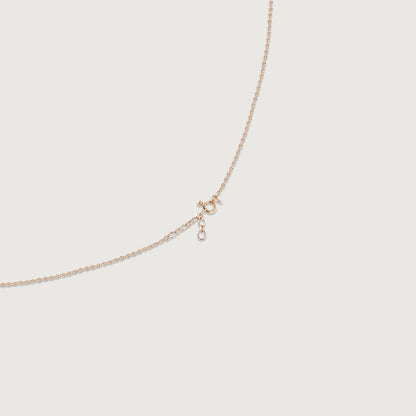 Arch Sparkle Diamond Necklace in 14K Yellow Gold, 0.207 ct