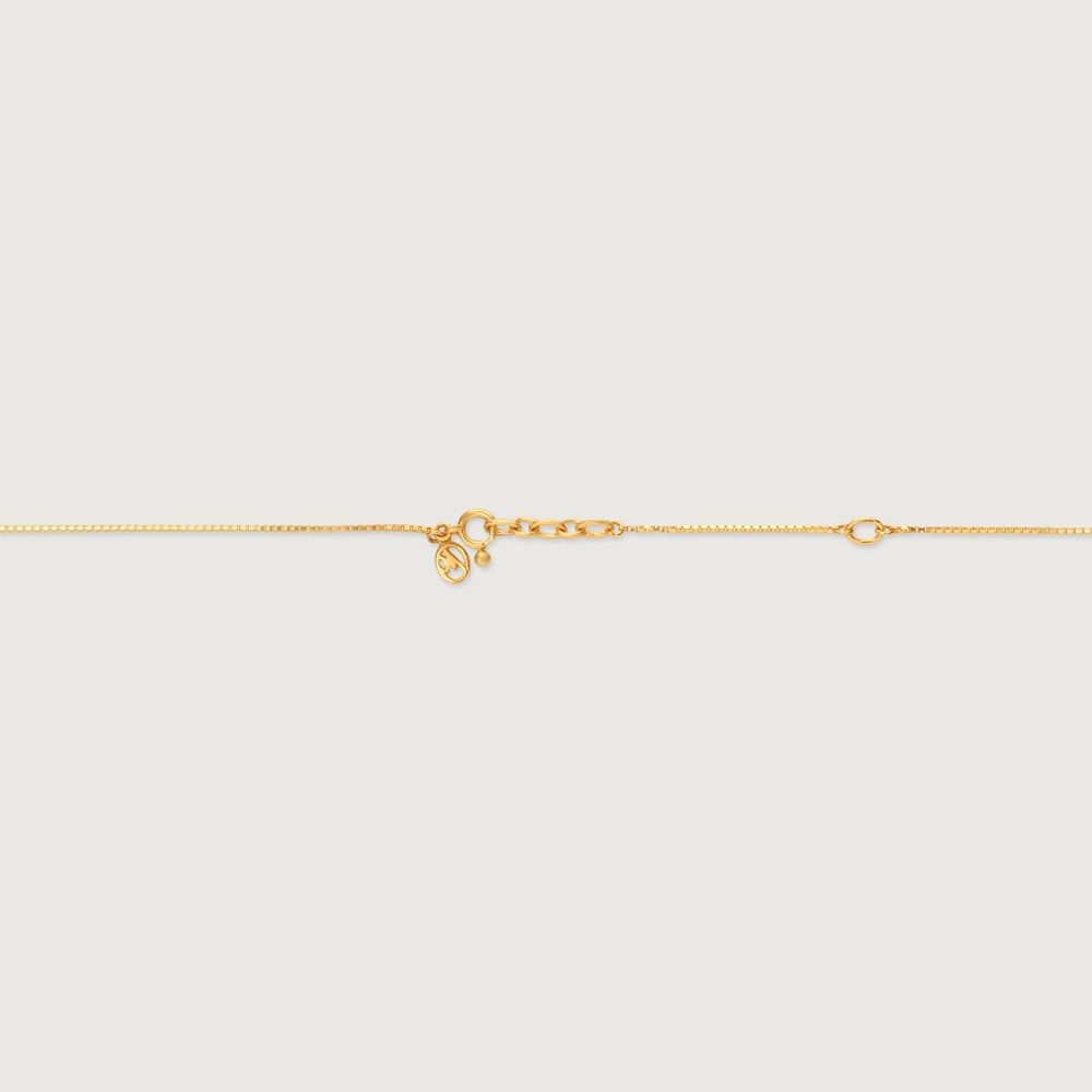 Horizon Spire Diamond Necklace in 14K Yellow Gold, 1.062 ct