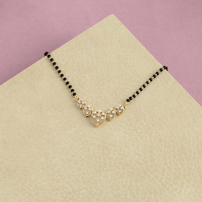 Enchanted Essence Gold and Diamond Mangalsutra in 18K Yellow Gold, 0.301 ct