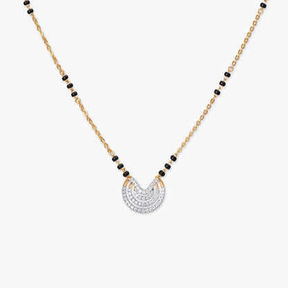 Eternal Arc Diamond Mangalsutra in 18K Yellow Gold, 0.26 ct