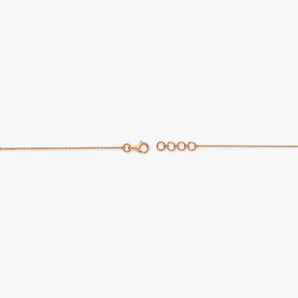 Spiralling Glow Diamond Bracelet in 18K Rose Gold, 0.211 ct