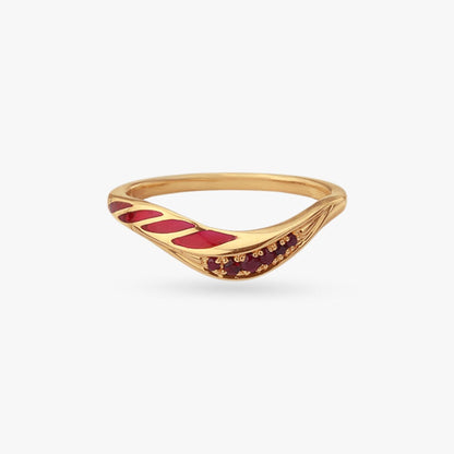 Stepping Stackable Diamond Ring in 18K Yellow Gold, 0.065 ct