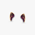 Fluid Wing Diamond Stud Earrings