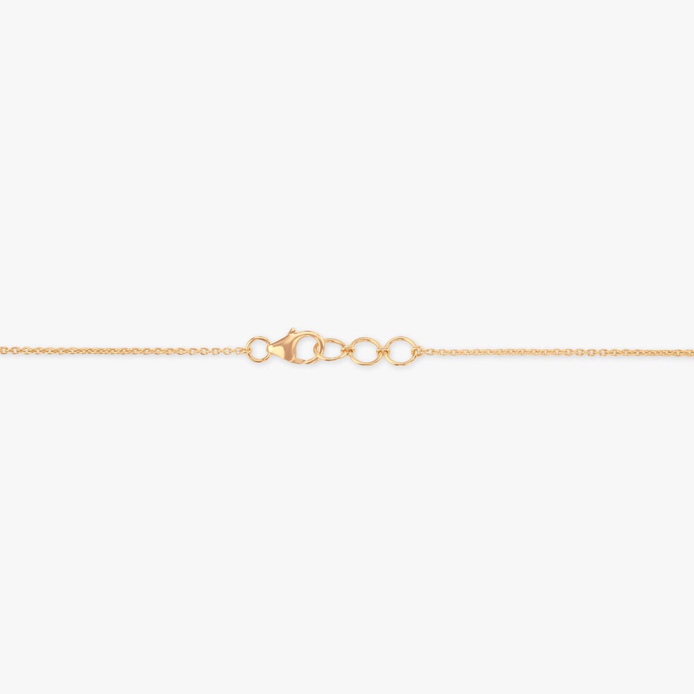 Verdant Bloom Diamond Mangalsutra in 18K Yellow Gold, 0.155 ct