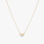 Sparkling Arc Diamond Necklace Set