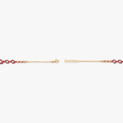 Flutter Rhythm Diamond Bracelet in 14K Yellow Gold, 0.145 ct
